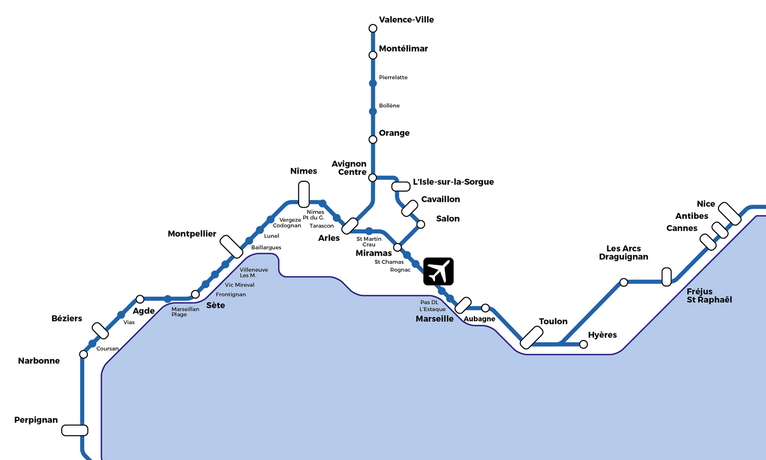 Trains carte train