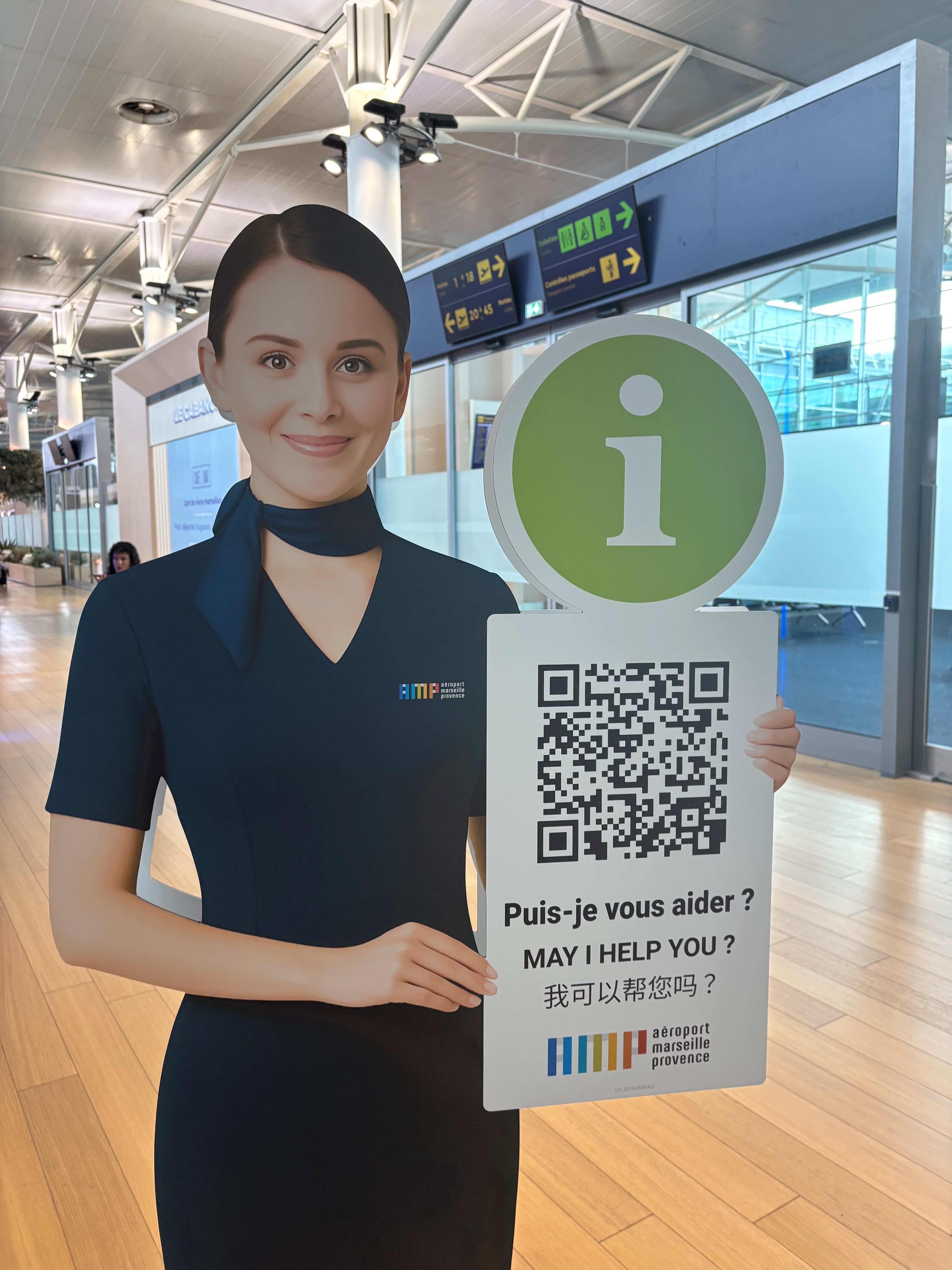 L’IA débarque à l’aéroport Marseille Provence pour vous indiquer le chemin jusqu’à votre porte d’embarquement ! L’IA débarque à l’aéroport Marseille Provence pour vous indiquer le chemin jusqu’à votre porte d’embarquement !